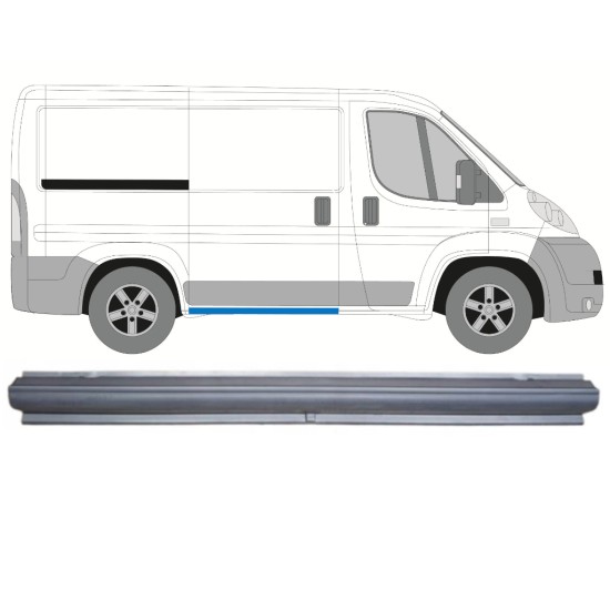 Kompletní práh posuvných dveří na Fiat Ducato 2006-2014 / Pravá 14734 Kompletní práh posuvných dveří na Fiat Ducato 2006-2014 / Pravá 14734