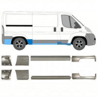 Opravný plech prahu na Fiat Ducato 2006- / Levá+Pravá / Sada 10885