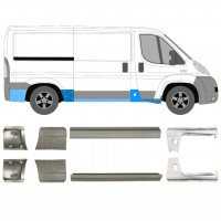 Opravný plech prahu na Fiat Ducato 2006- / Levá+Pravá / Sada 10886