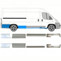 Opravný plech prahu na Fiat Ducato 2006- / Levá+Pravá / Sada 10891