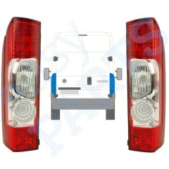 Zadní lampa na Citroen Jumper 2006-2014 / Levá+Pravá / Sada 13233