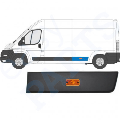 Zadní boční lišta pro světlo na Fiat Ducato 2006- / Levá /  10679
