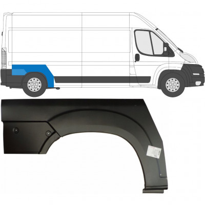 FIAT DUCATO 2006- OPRAVA ZADNÍHO BLATNÍKU PANEL / PRÁVA