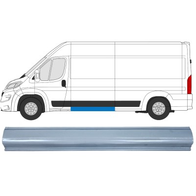 Opravný plech boku na Opel Movano 2021-2026 / Levá = Pravá (symetrická) 16428