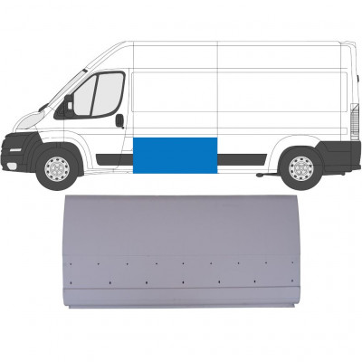 Opravný plech boku vysoký  na Fiat Ducato 2006- / Levá = Pravá (symetrická) 6526