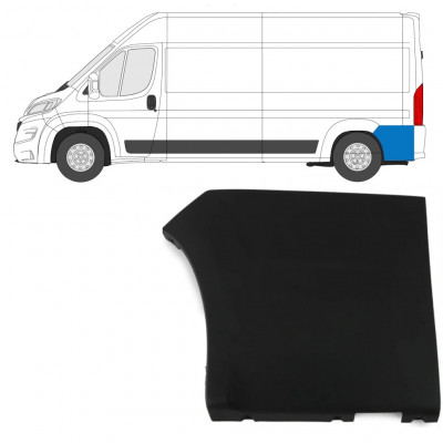 Zadní boční lišta na Fiat Ducato 2018- / Levá 7791