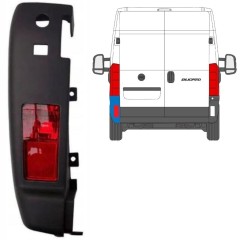 Roh zadního nárazníku pro světlo na Fiat Ducato 2018- / Levá / Sada 10110