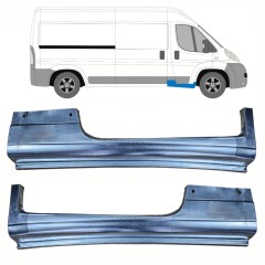 Opravný plech prahu předních dveří na Fiat Ducato 2006-2025 / Levá+Pravá / Sada 12982