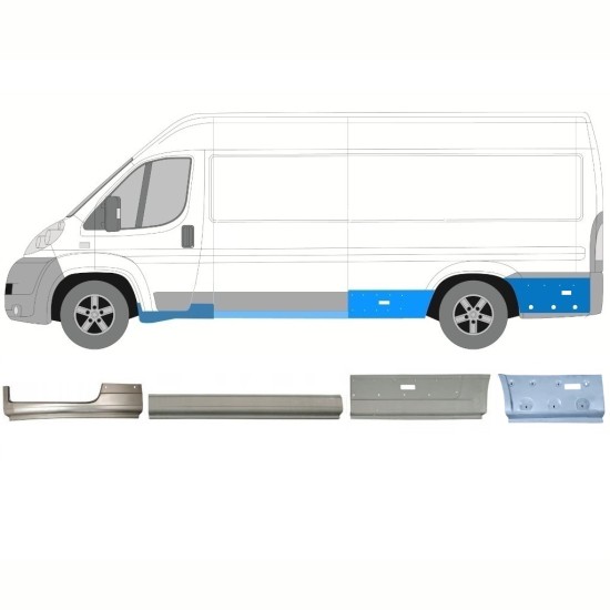 Opravný plech sada na Peugeot Boxer 2006-2026 / Levá 16804