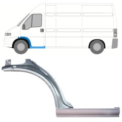 Opravný plech prahu + předního blatníku na Fiat Ducato 1994-2006 / Levá / Sada 9902