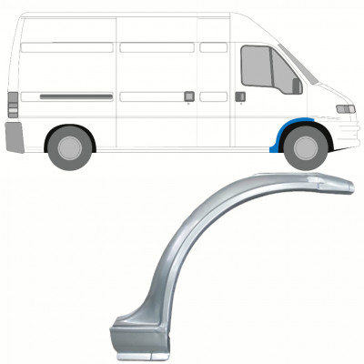 Opravný plech předního podběhu na Fiat Ducato 1994-2006 / Pravá 10699