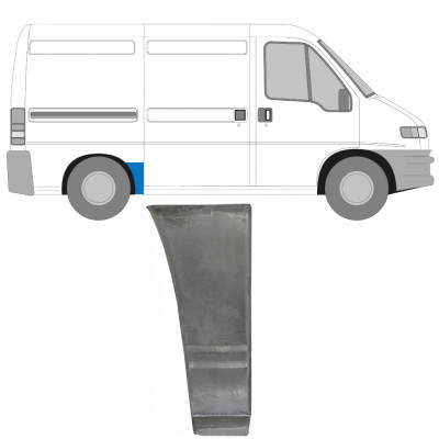 Lem zadního blatníku na Fiat Ducato Boxer Relay 1994-2006 / Pravá 9122