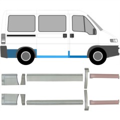Opravný plech prahu + zadního blatníku na Citroen Jumper 1994-2006 / Sada 14379