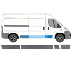 Sada lišt na Fiat Ducato 2006-2018 / Pravá / 8460