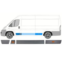 Sada lišt s lampou na Peugeot Boxer 2006-2018 / Levá / 14481