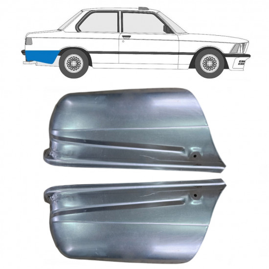 Lem zadního blatníku na BMW 3 E21 1975-1984 / Levá+Pravá / Sada 10275