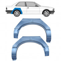 Lem zadního blatníku na BMW 3 E30 1982-1987 / Levá+Pravá / Sada 9844