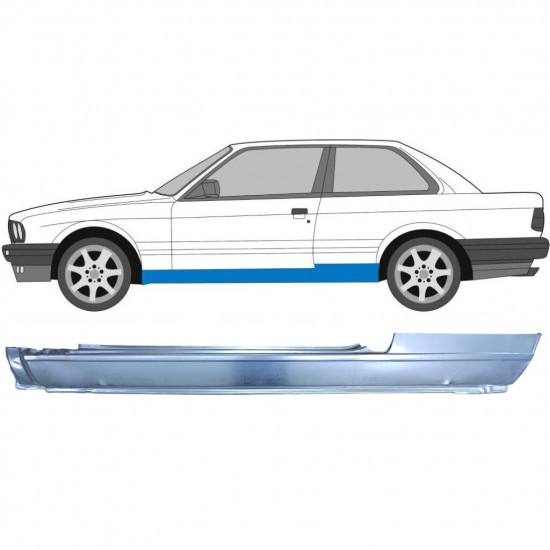 Kompletní práh na BMW 3 E30 1982-1994 / Levá 6379