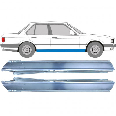 Kompletní práh na BMW 3 E30 1982-1994 / Levá+Pravá / Sada 10466