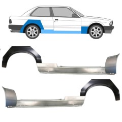 Opravný plech prahu + předního blatníku + zadního blatníku na BMW 3 E30 1982-1987 / Sada 11510