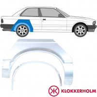 Opravný plech vnitřního + vnějšího zadního blatníku na BMW 3 E30 1982-1987 / Pravá / Sada 10848