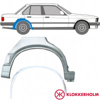 Opravný plech vnitřního + vnějšího zadního blatníku na BMW 3 E30 1987-1994 / Pravá / Sada 10860