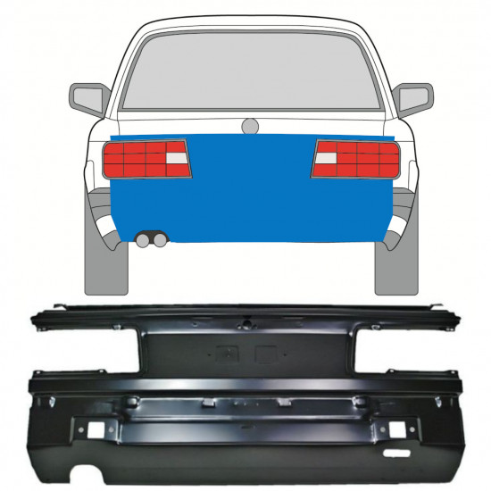 BMW 3 E30 1987-1994 ZADNÍ STĚNA OPRAVNÝ PANEL