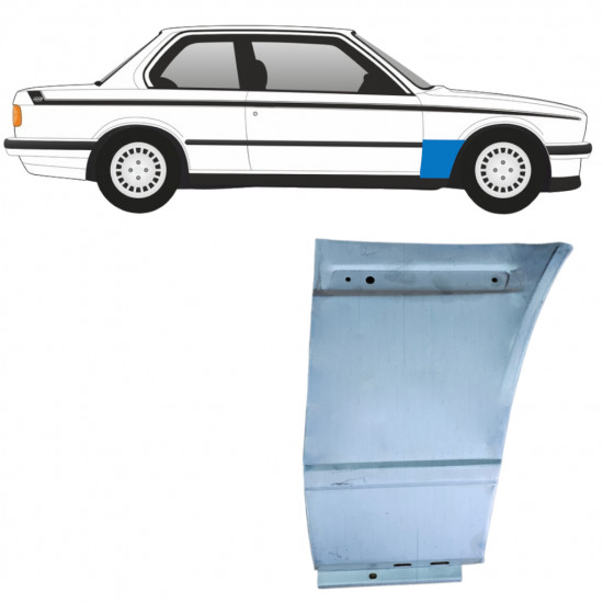 BMW 3 E30 1982-1994 OPRAVA PŘEDNÍHO BLATNÍKU / PRÁVA