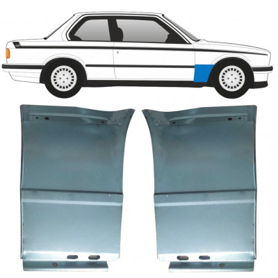 BMW 3 E30 1982-1994 OPRAVA PŘEDNÍHO BLATNÍKU / NASTAVIT