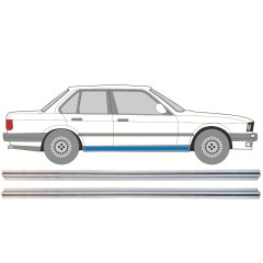 Opravný plech prahu vnitřní na BMW 3 E30 1982-1994 / Levá+Pravá / Sada 15110