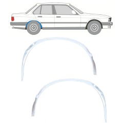 Vnitřní oprava zadního blatníku na BMW 3 E30 1982-1994 / Levá+Pravá / Sada 10847