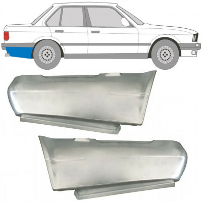 BMW 3 E30 1982-1987 2/4 DVEŘE OPRAVA PODBĚHU KOLA / PÁR