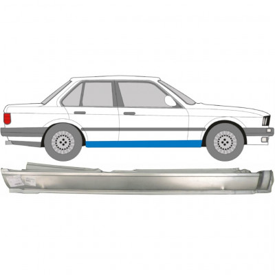 BMW 3 E30 1982-1994 4 DVEŘE CELÝ OPRAVA PRAHU / PRÁVA