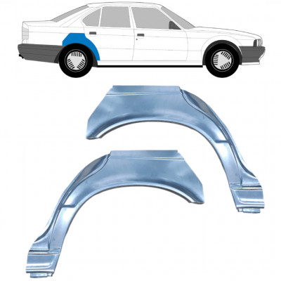 Lem zadního blatníku na BMW 5 E34 1987-1996  / Levá+Pravá / SEDAN / Sada 6399