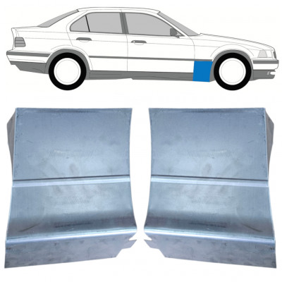 Opravný plech předního blatníku na BMW E36 3 1990-2000 / Levá+Pravá / Sada 9851