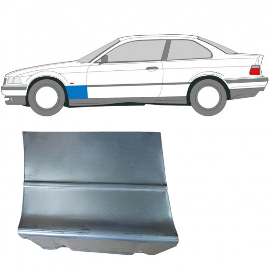 Opravný plech předního blatníku na BMW E36 3 1990-2000 / Levá / COUPE 6211