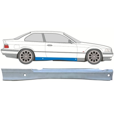 Kompletní práh na BMW 3 E36 1990-2000 / Pravá / COUPE 16065