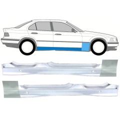 Kompletní práh + opravný plech předního blatníku na BMW 3 E36 1990-2000 / Sada 11207