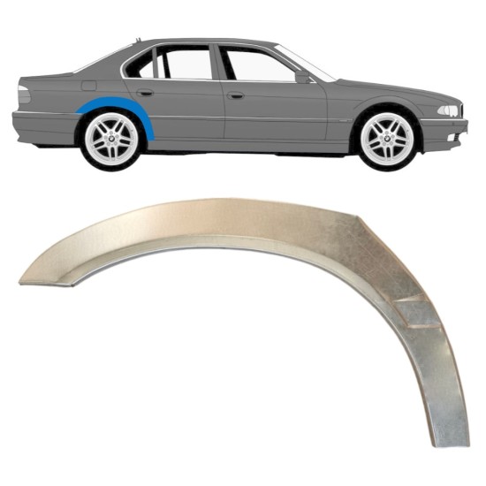 Lem zadního blatníku na BMW 7 E38 1994-2001 / Pravá 14830
