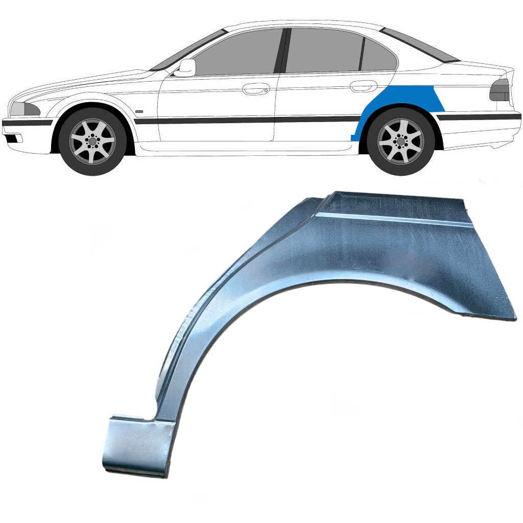 Lem Zadního Blatníku Na Bmw 5 E39 1996-2004 / Levá 6407