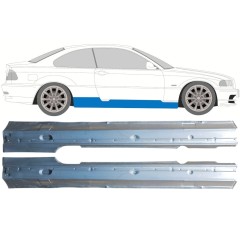 Kompletní práh na BMW 3 E46 1998-2006 / Levá+Pravá / COUPE / Sada 16814