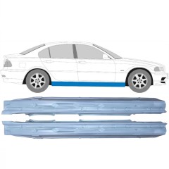 Kompletní práh na BMW 3 E46 1998-2006 / Levá+Pravá / COMBI / SEDAN / Sada 6195
