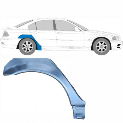 Malý opravný plech zadního blatníku na BMW E46 3 1998-2005 / Pravá 6202