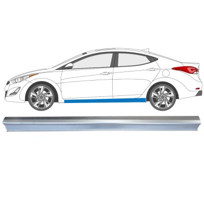 Opravný plech prahu na Hyundai Elantra 2010-2015 / Levá 14935