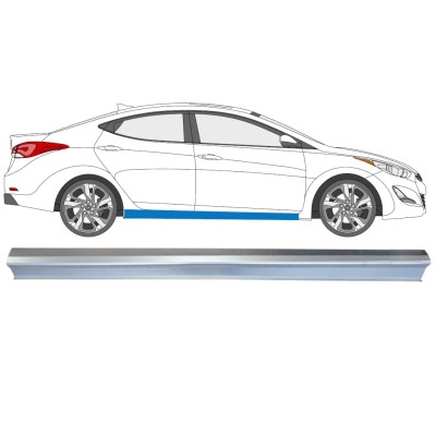 Opravný plech prahu na Hyundai Elantra 2010-2015 / Pravá 14933