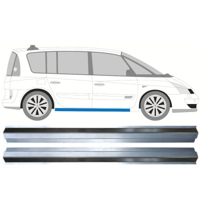 Opravný plech spodní části prahu na Renault Espace 2002-2015 / Levá+Pravá / Sada 14987
