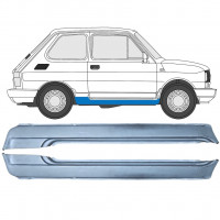 Opravný plech prahu na Fiat 126p 1972-2000 / Levá+Pravá / Sada 9526