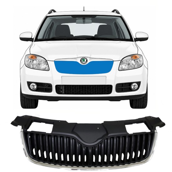 Mřížka na Skoda Fabia II 2007-2010 7523