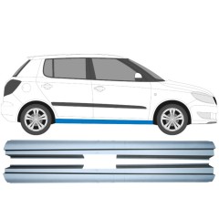 Opravný plech prahu na Skoda Fabia II 2007-2015 / Levá+Pravá / Sada 10615