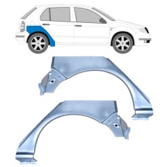 Lem zadního blatníku na Skoda Fabia I 1999-2007 / Levá+Pravá / Sada 10444